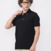 Onyx with Crimson tip Polo T-Shirt