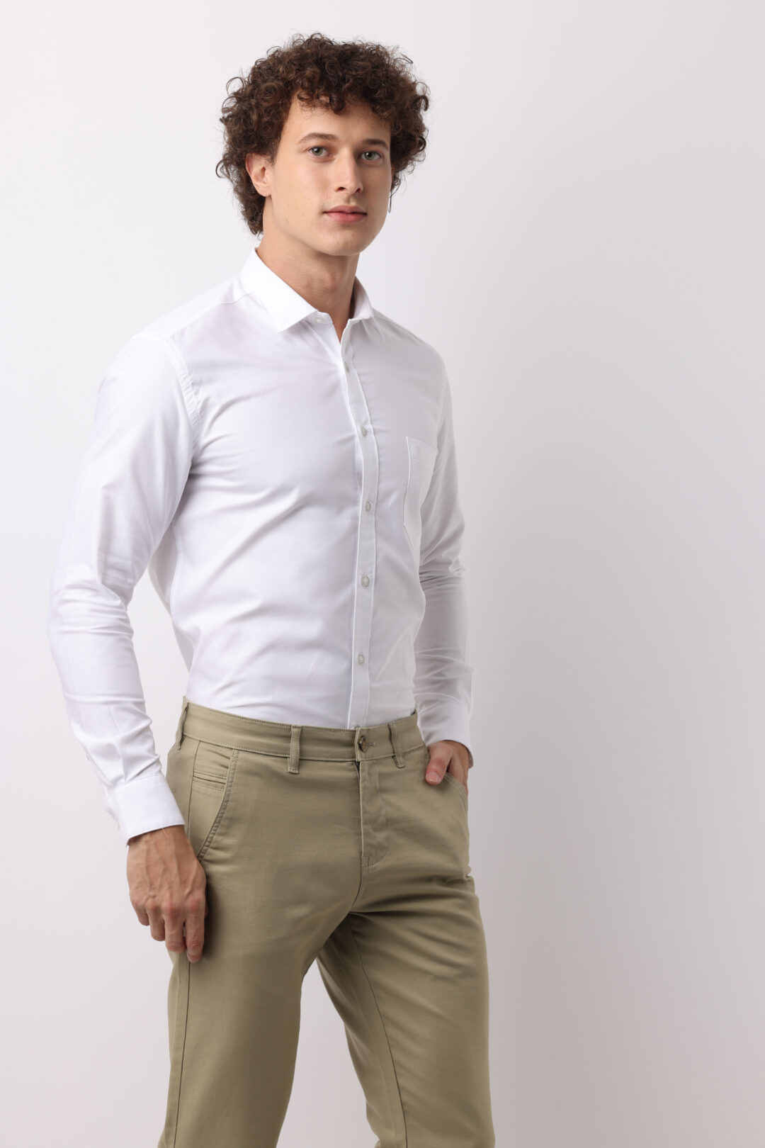 Antique White Oxford Cotton Shirt