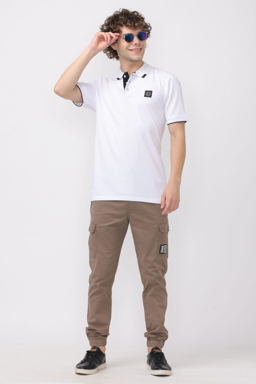 London Castle Antique White Polo T-shirt