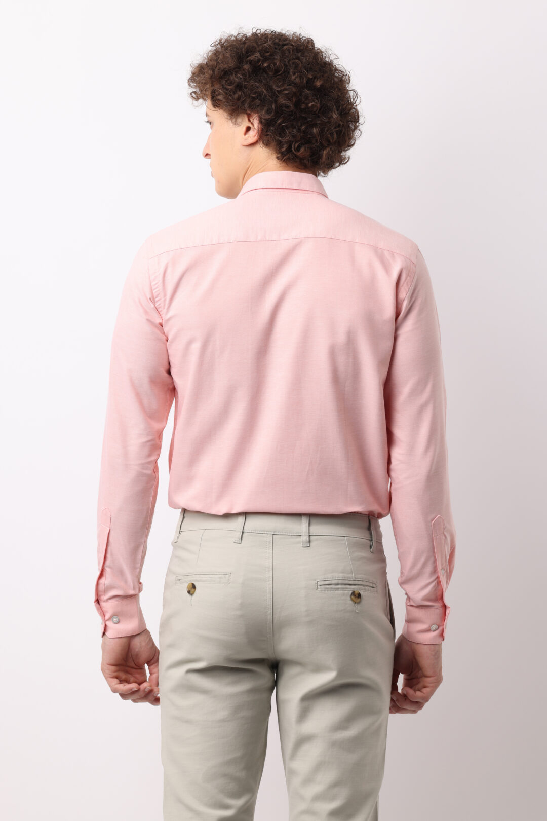 Apricot Oxford Cotton Shirt