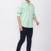 Blue Mint Breeze Elite Royal Printed Shirt