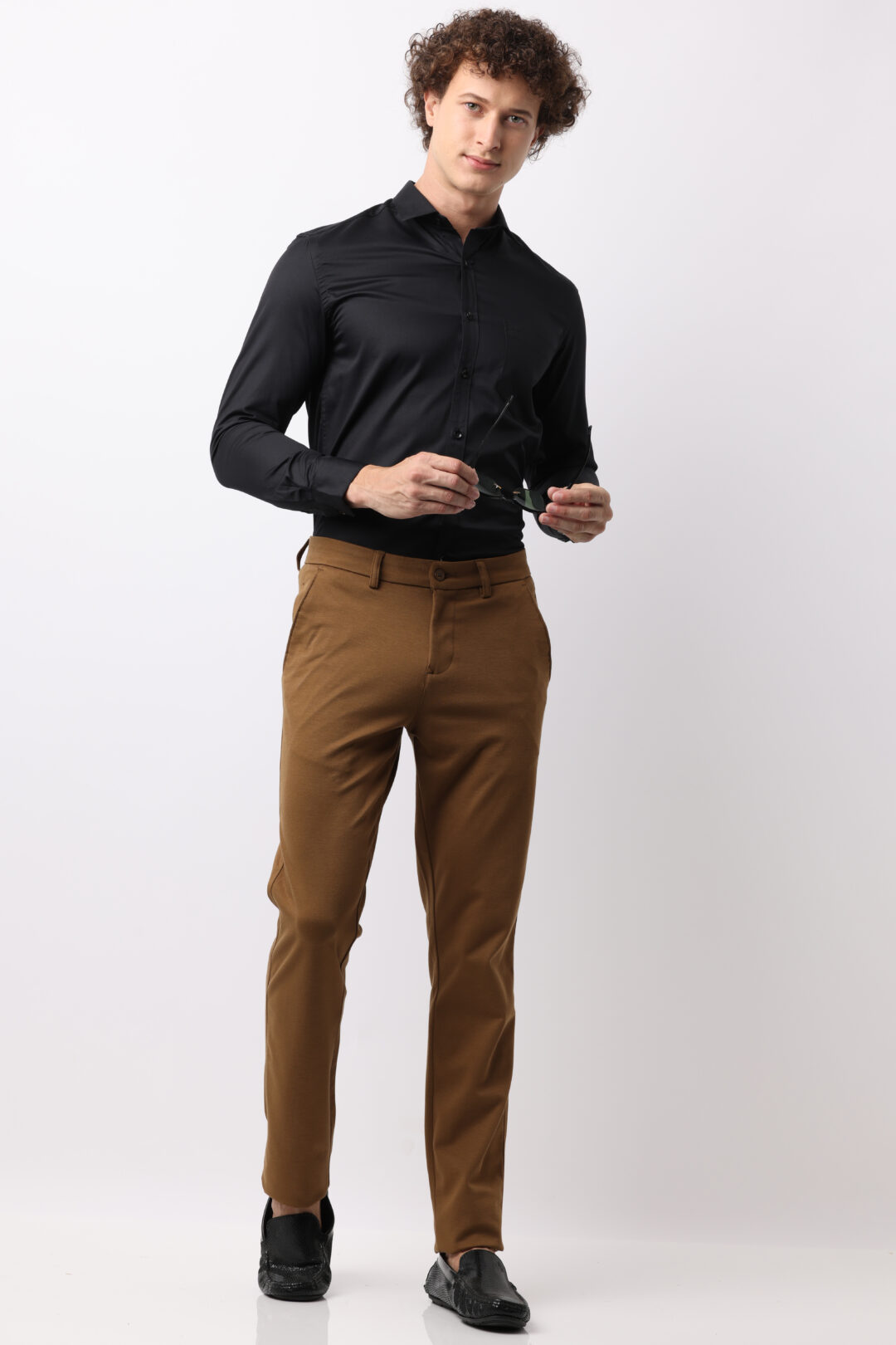 Camel Work Wear Stretch Trousers