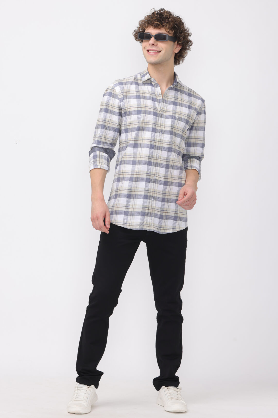 Navy Frost Checkmate Shirt