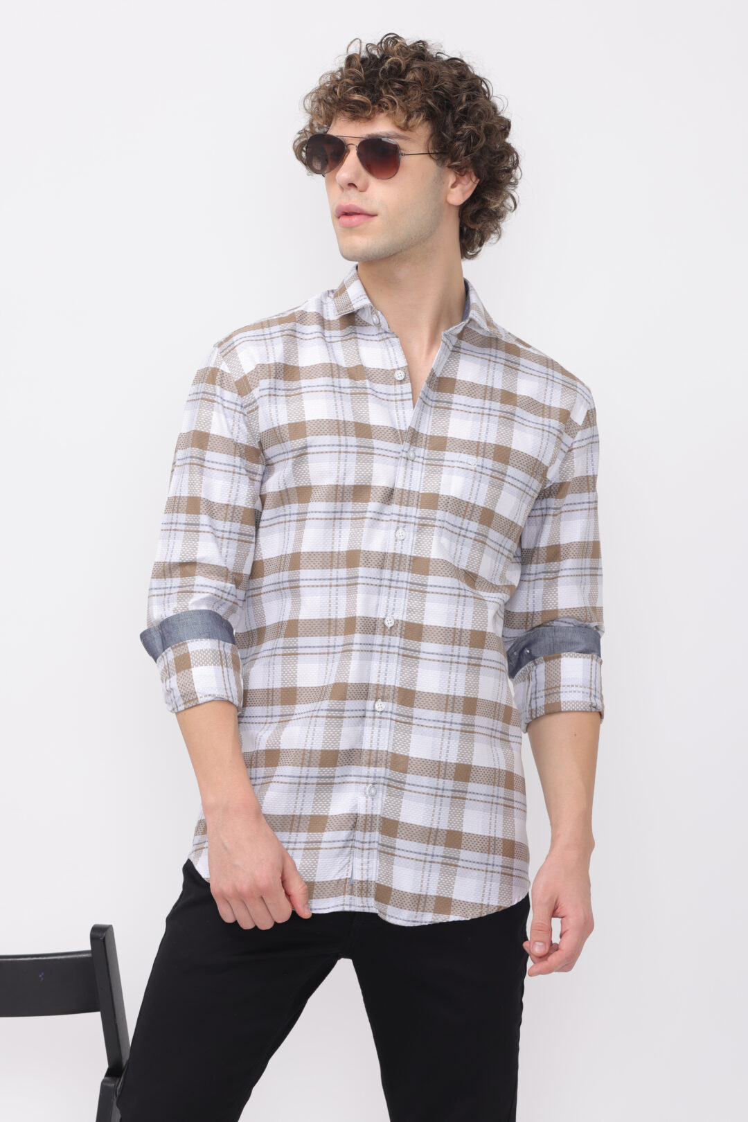 Cappuccino Frost Checkmate shirt