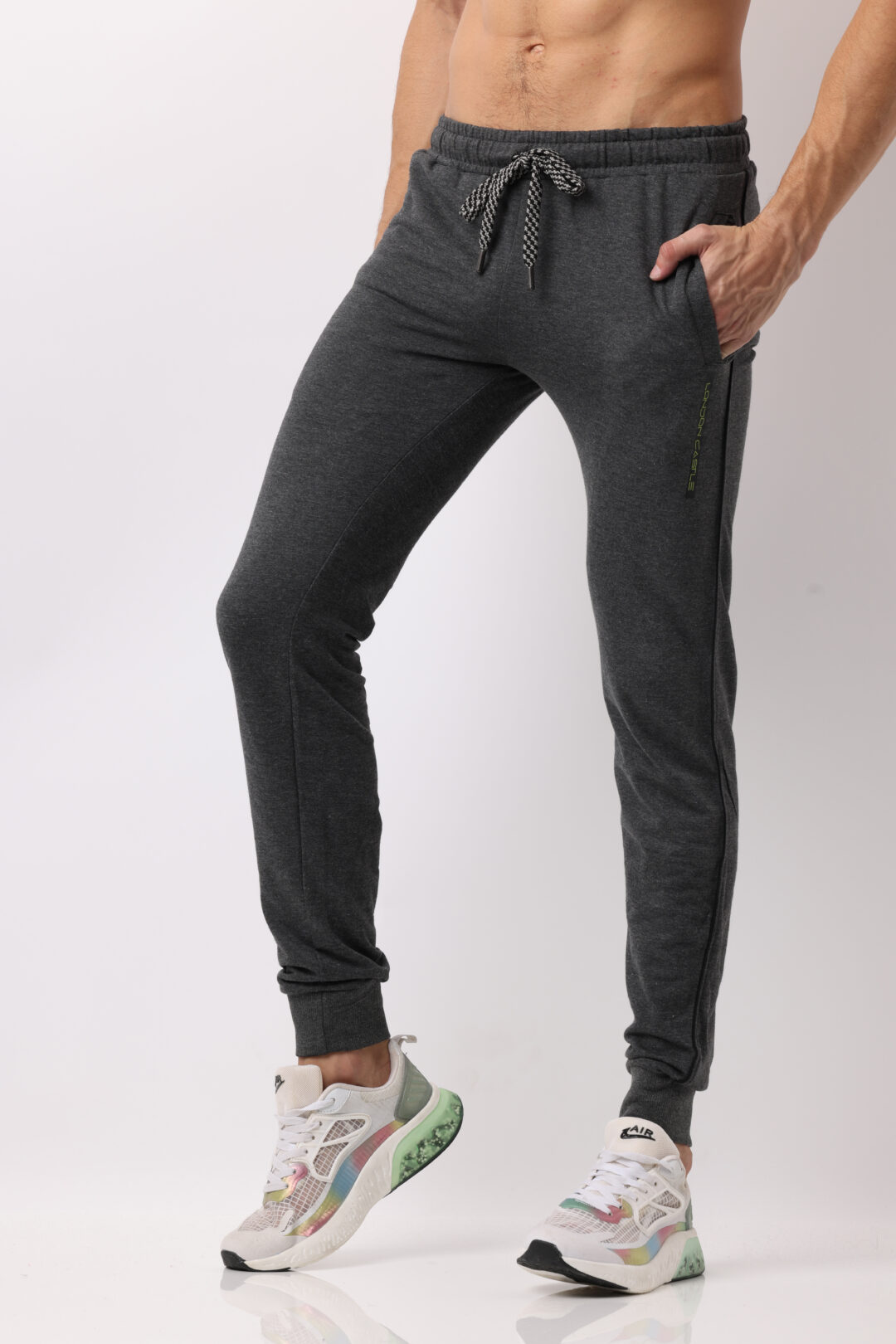 Charcoal with Onyx edge Joggers