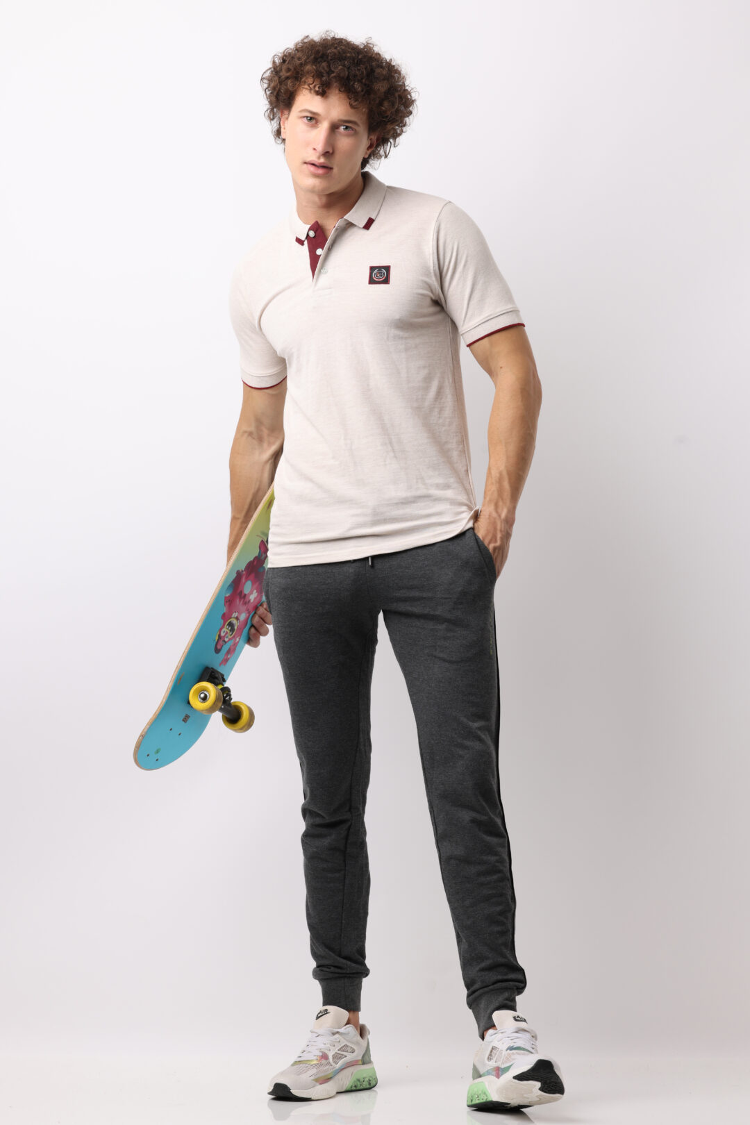 Charcoal with Onyx edge Joggers