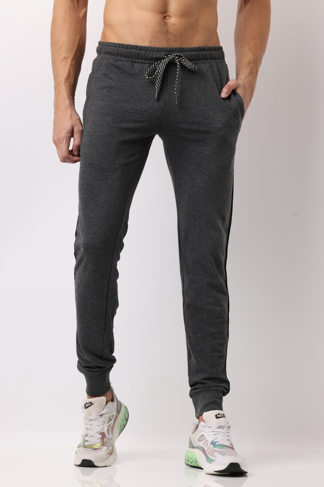 Charcoal with Onyx edge Joggers