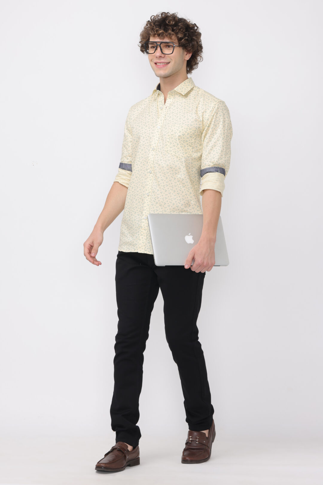 Citrus Micro Jade Desgin Printed Shirt