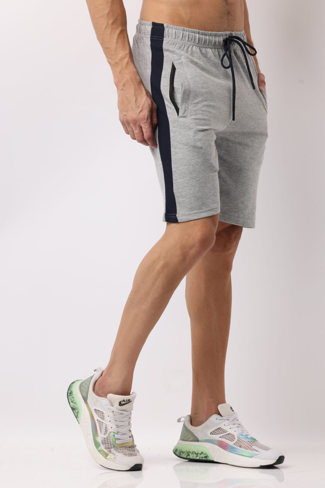 Cobalt Cloud Knitted Shorts