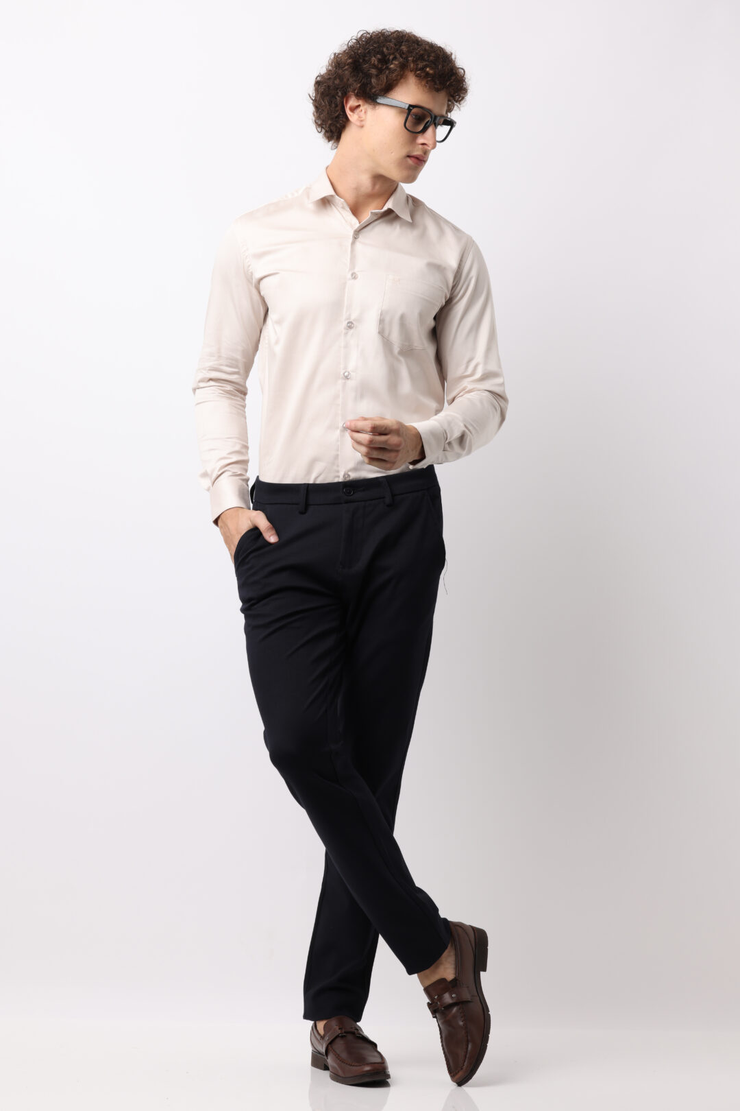 Cobalt Work Wear Stretch Trousers