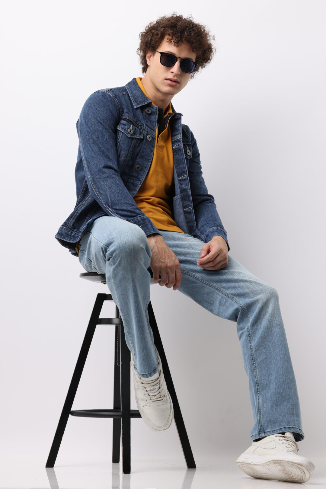 Dark Indigo Denim Double Pocket Jacket