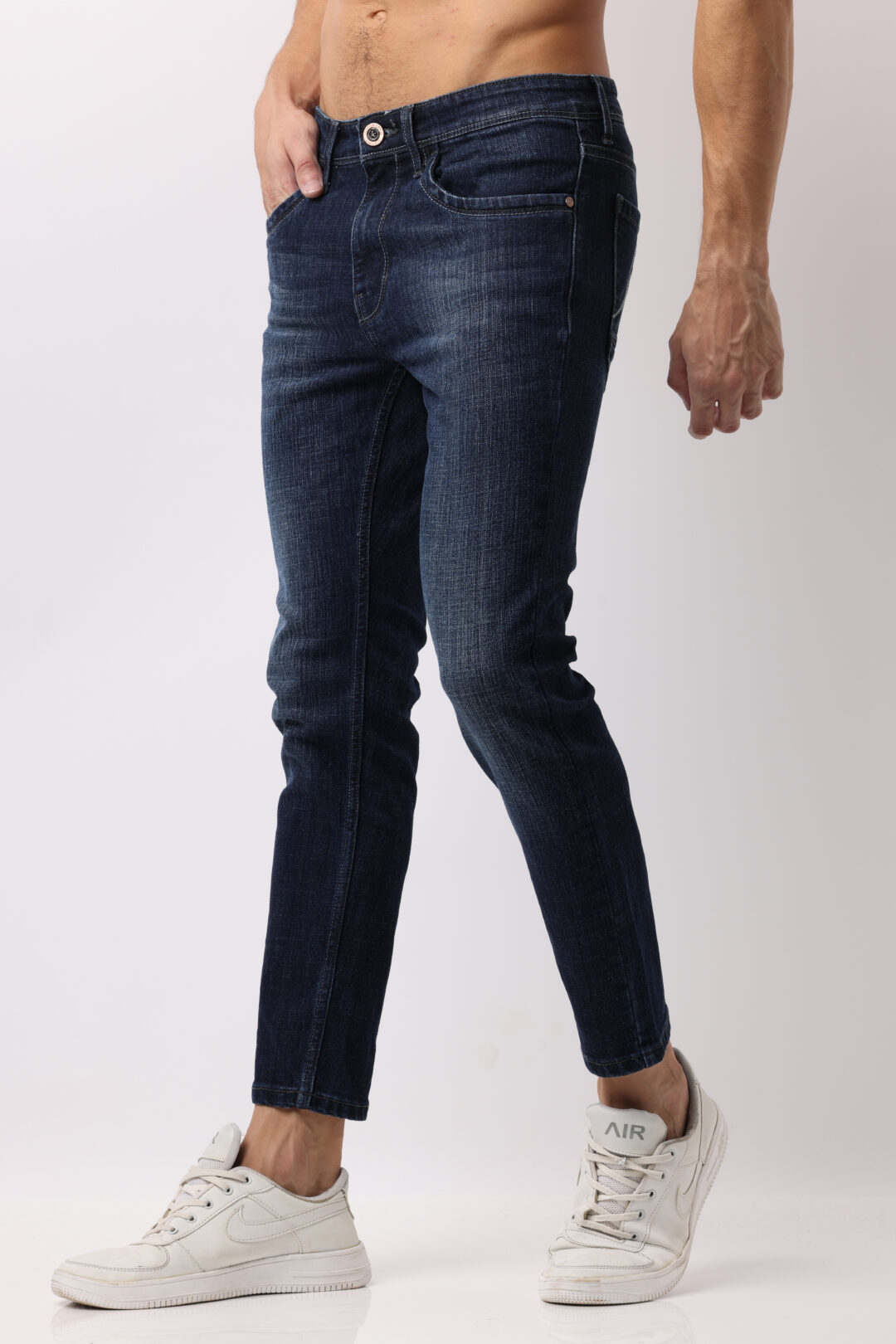Men's Denim Dark Indigo Ankle Fit Jeans