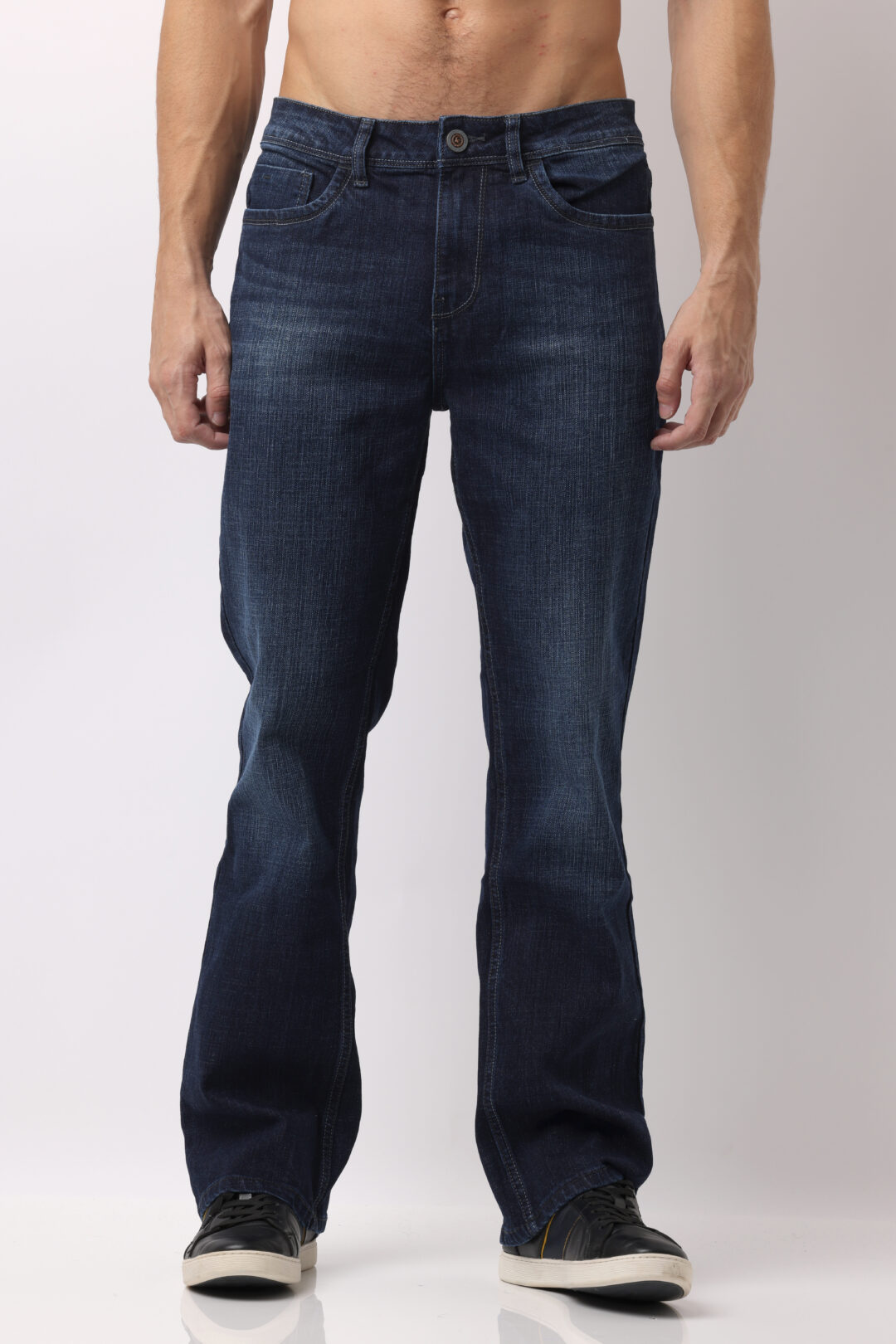 Denim Dark Indigo Boot Cut Jeans