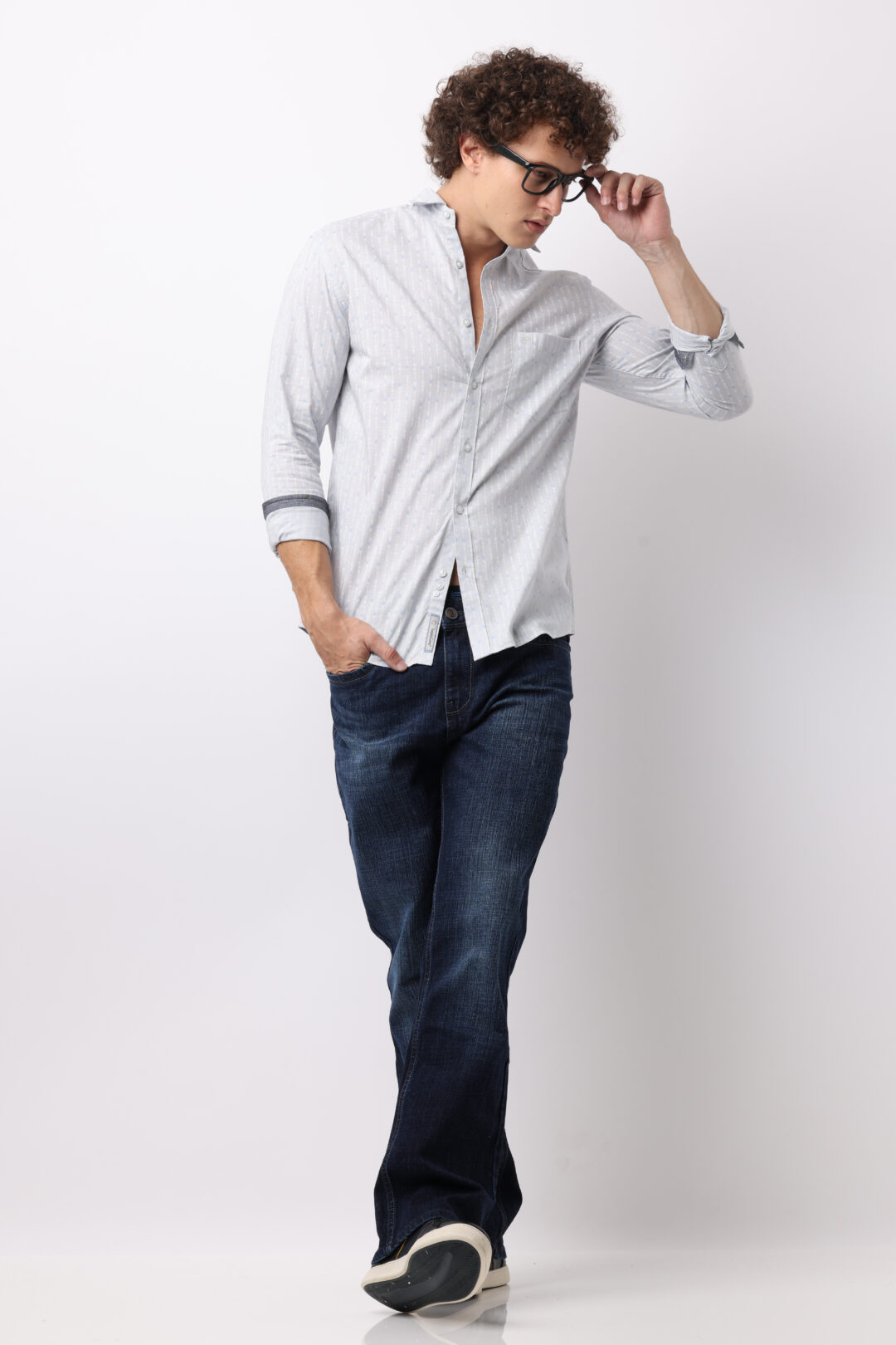 Denim Dark Indigo Boot Cut Jeans