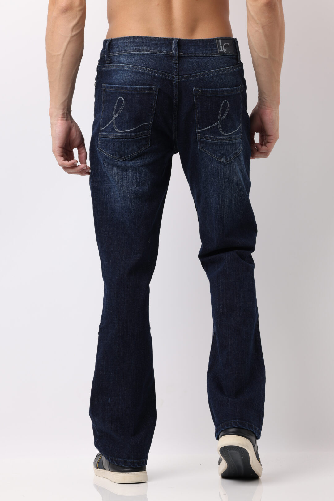 Denim Dark Indigo Boot Cut Jeans