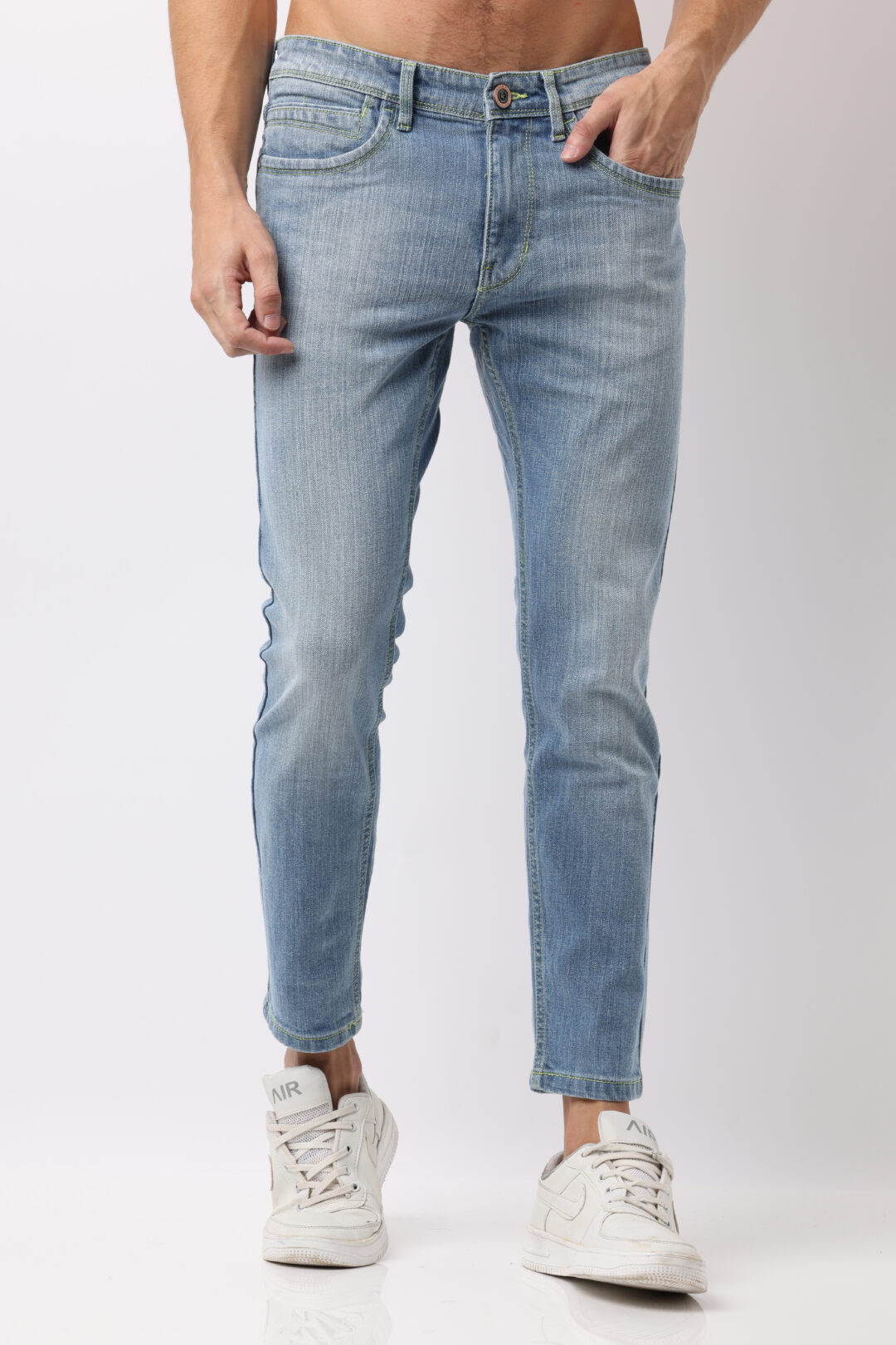 Denim Light Indigo Ankle Fit Jeans