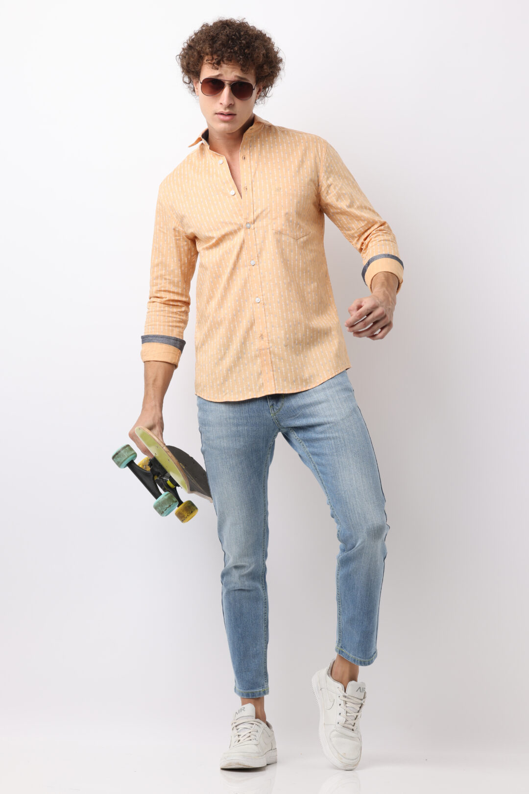 Denim Light Indigo Ankle Fit Jeans