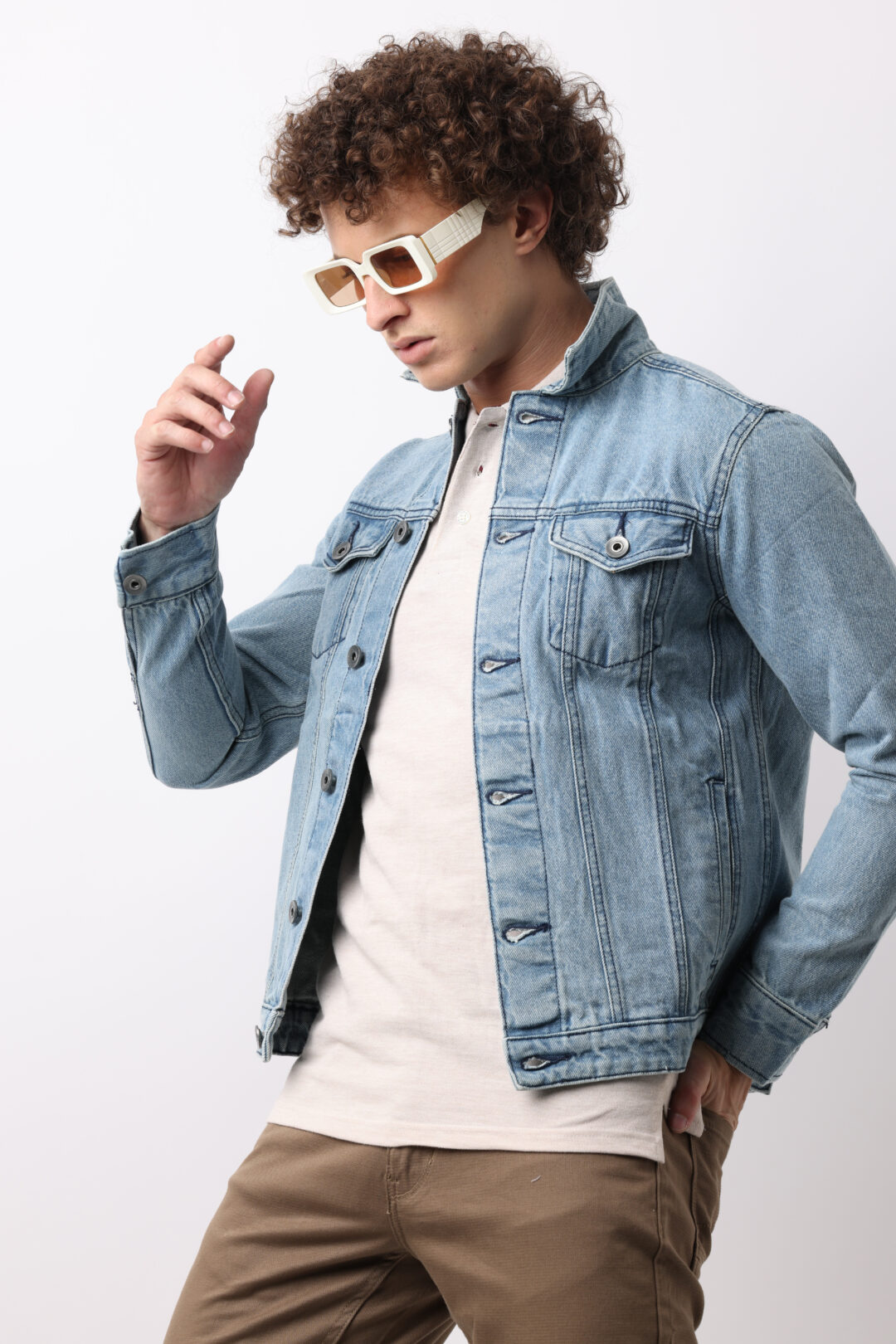 ジャケット・アウター RUMCHE Bonding Denim Jacket / indigo RUMCHE Bonding Denim Jacket / indigo