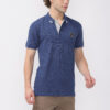 Marine Blue With Grey Tip Polo T-Shirt
