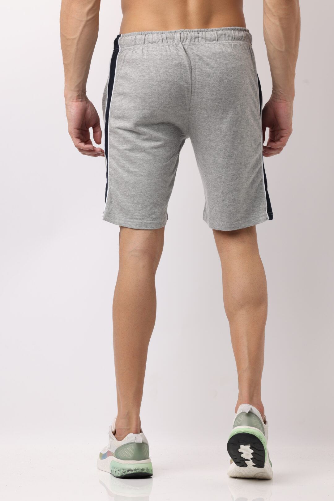 Nautical Grey Knitted Shorts