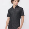 Onyx Denim Shirt Half Sleeve