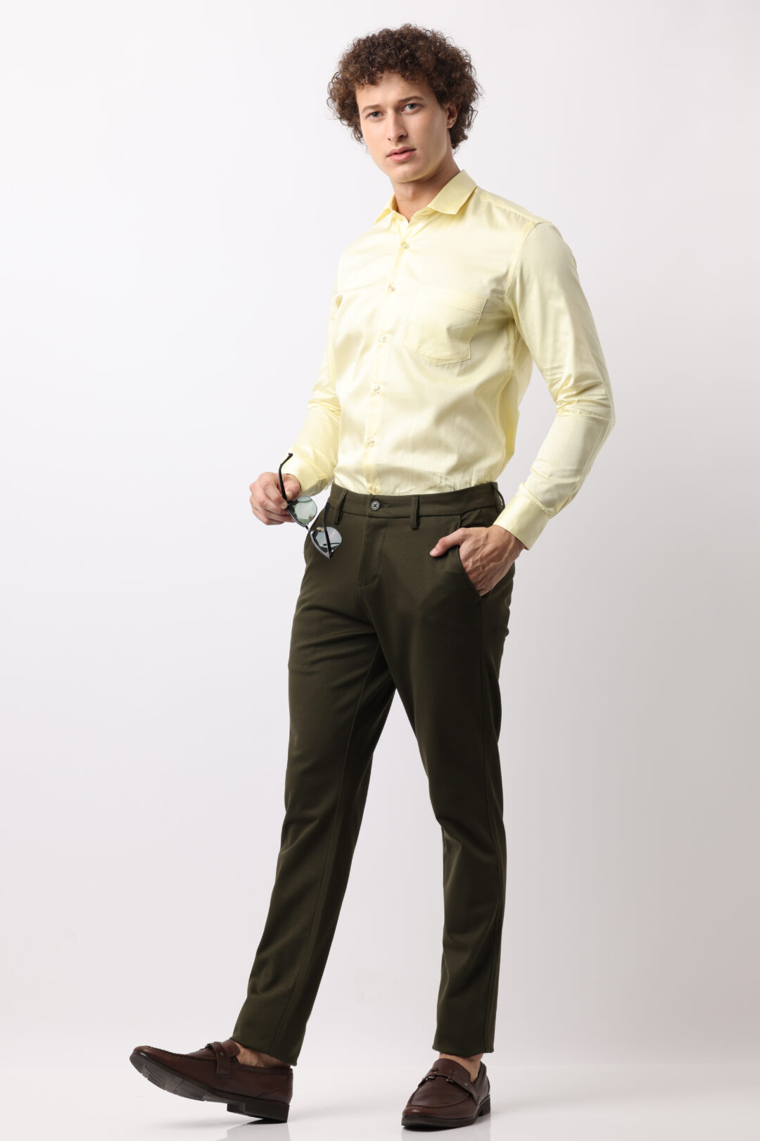 Sage Work Wear Stretch Trousers