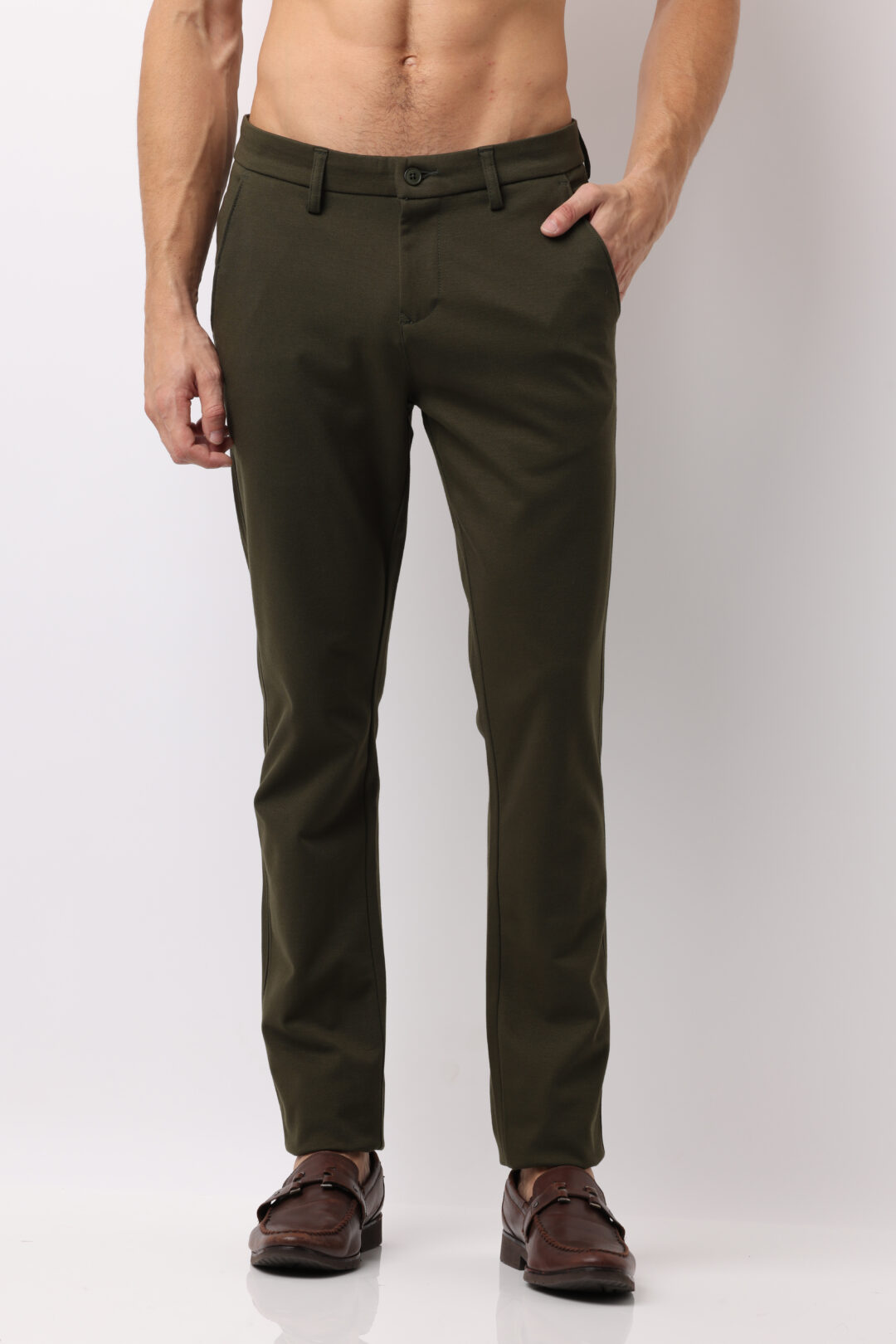 Sage Work Wear Stretch Trousers