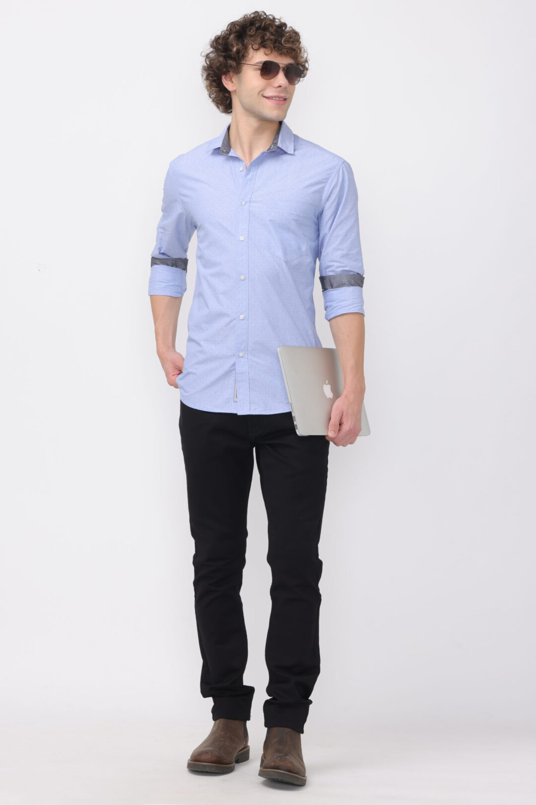Sapphire Polka dots Printed Shirt
