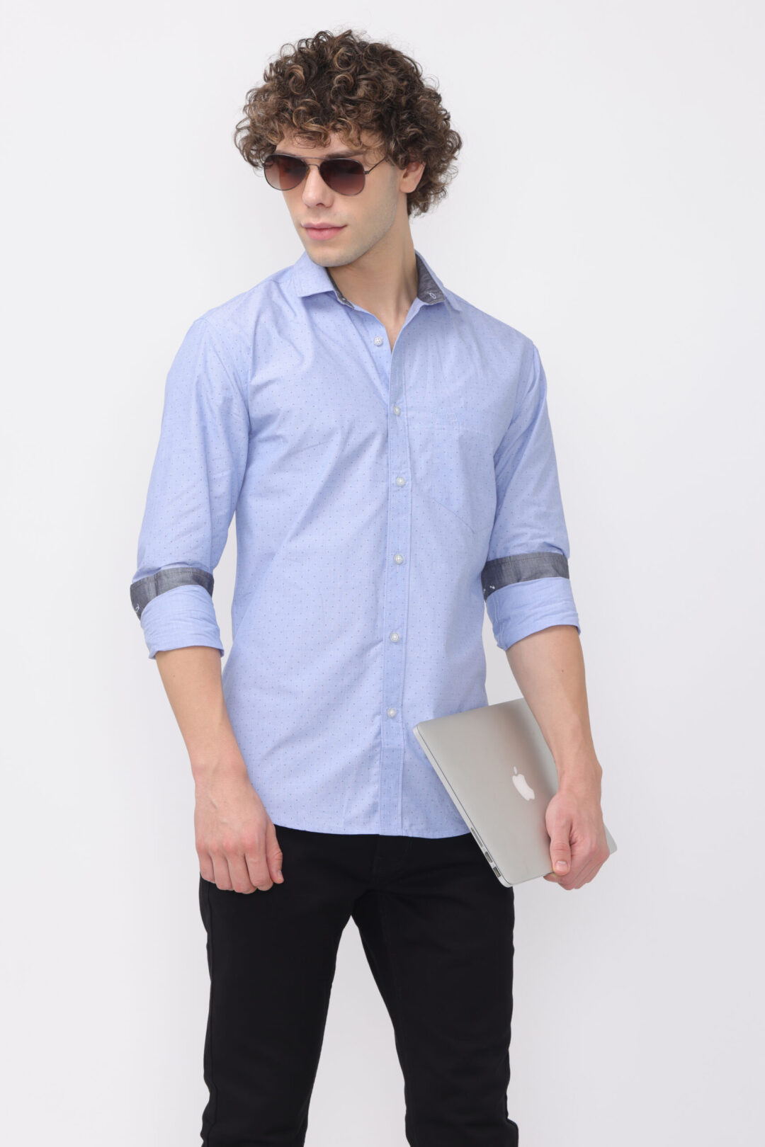 Sapphire Polka dots Printed Shirt