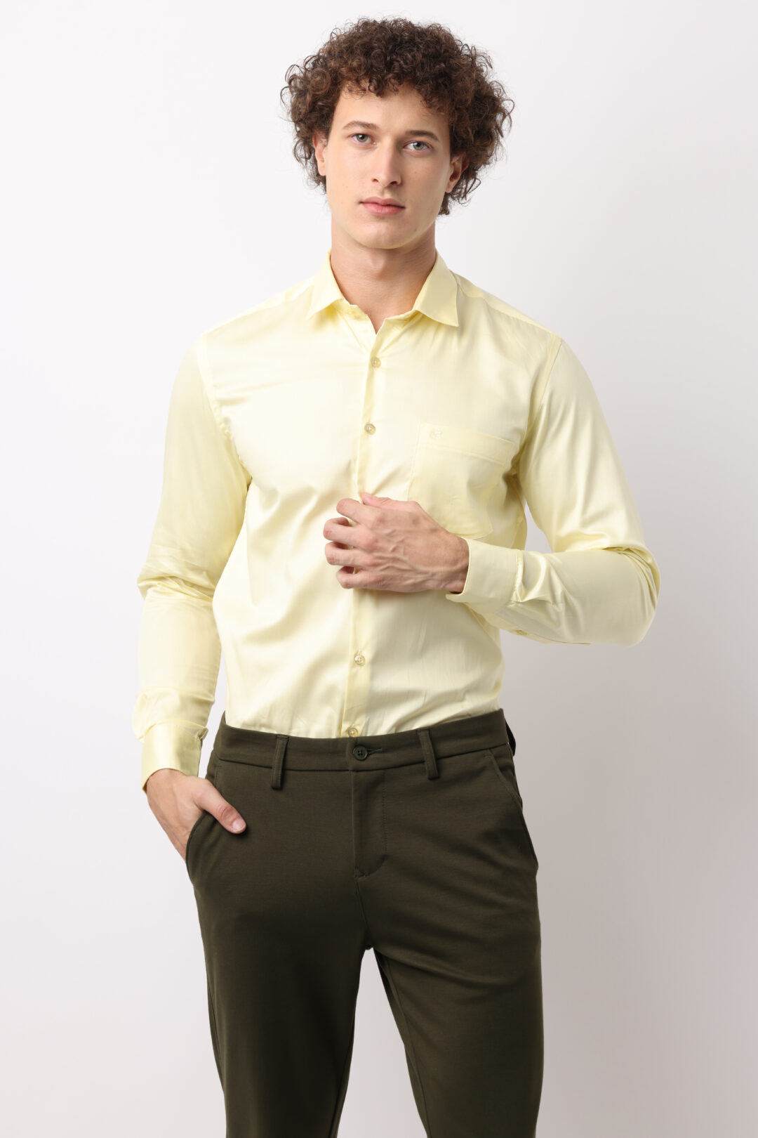 Sunshine Satin Cotton Shirt