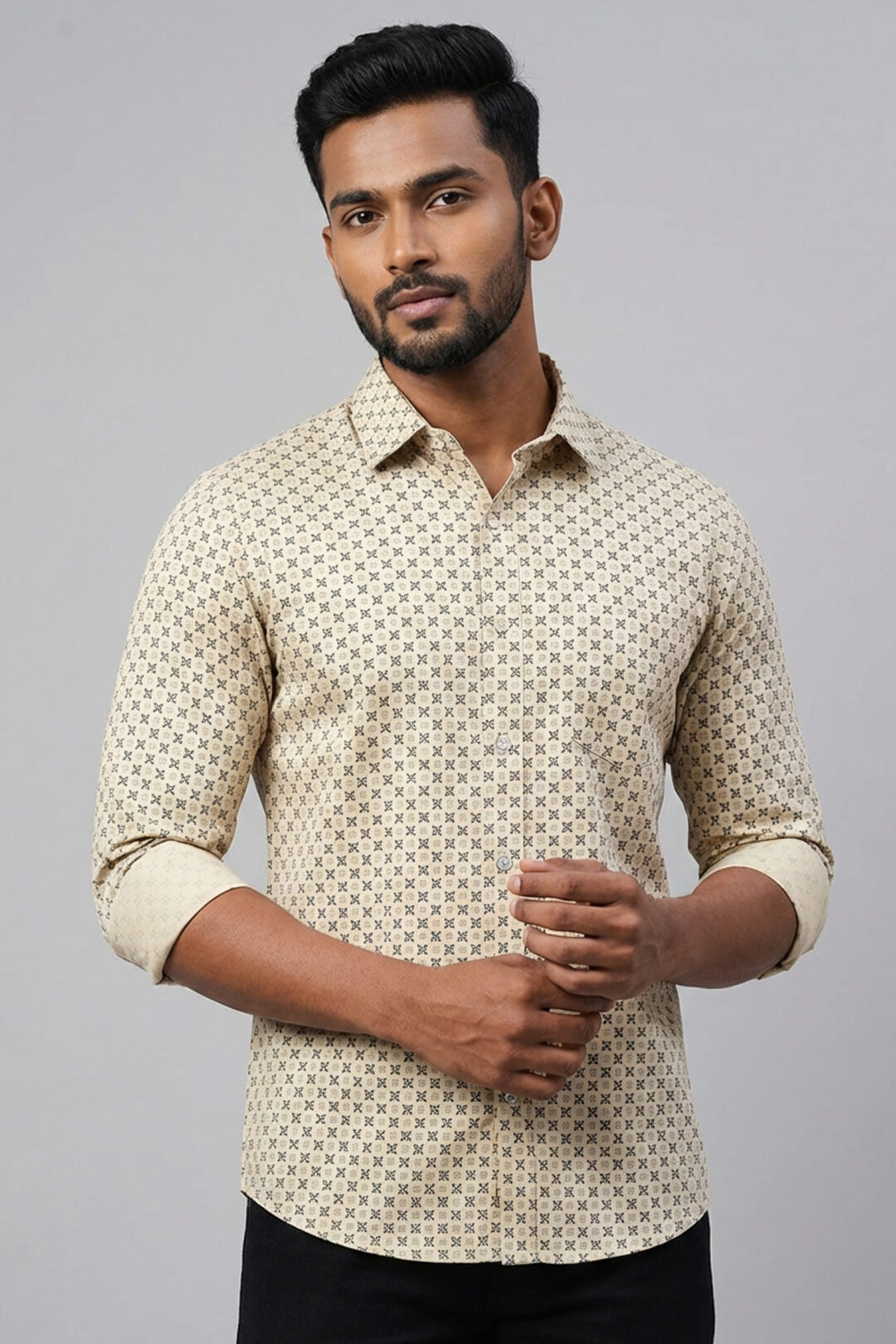 Royal Beige Casual Shirt
